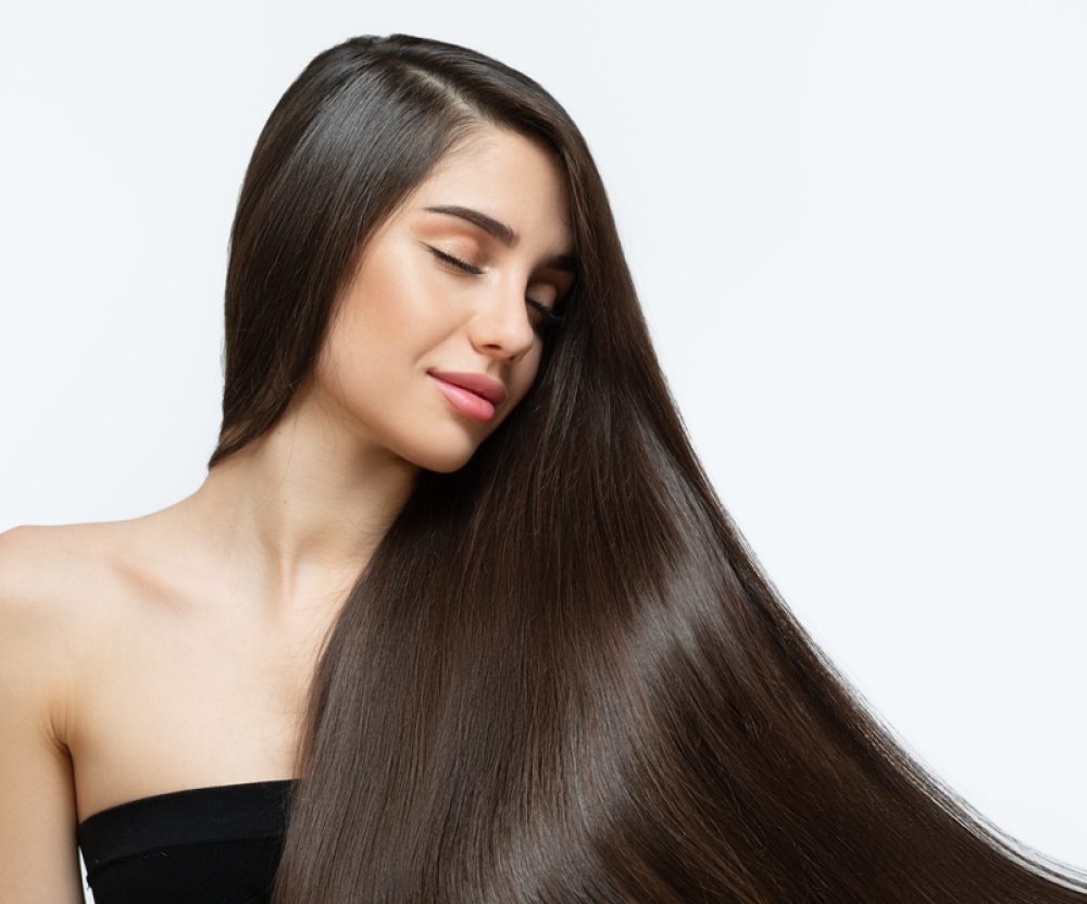 Fashion,Woman,With,Straight,Long,Shiny,Hair.,Beauty,And,Hair